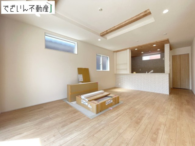 【居間・リビング】 | blooming garden深谷市岡里　新築住宅 | 現地(2026年8月撮影)