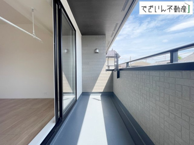【バルコニー】 | blooming garden深谷市岡里　新築住宅 | 現地(2026年8月撮影)