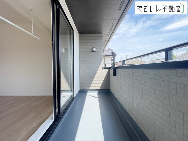 【バルコニー】 | blooming garden深谷市岡里　新築住宅 | 現地(2026年8月撮影)