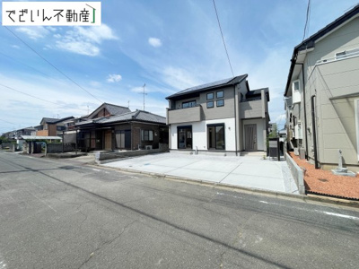 【前面道路含む現地写真】 | blooming garden深谷市岡里　新築住宅 | 現地(2026年8月撮影)