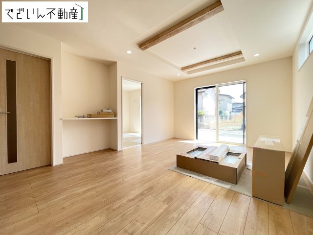 【居間・リビング】 | blooming garden深谷市岡里　新築住宅 | 現地(2026年8月撮影)