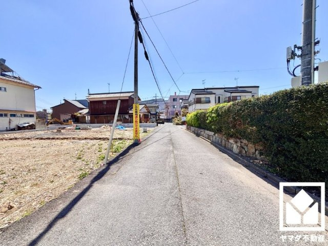 大津市別保2丁目　1期　2号地の前面道路含む現地写真|4月11日　現地写真更新