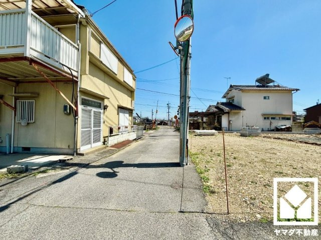 大津市別保2丁目　1期　2号地の前面道路含む現地写真|4月11日　現地写真更新