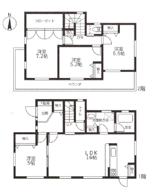 八街市文違　中古戸建の間取り|図面と現況に相違がある場合、現況を優先致します。