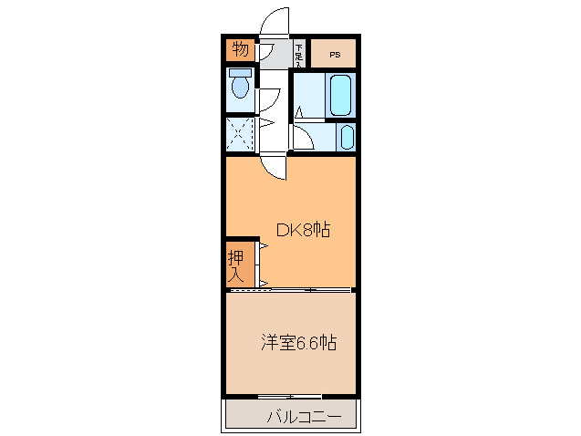パシフィック・クリオコートの間取り