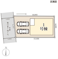 リーブルガーデン鹿児島市大明丘第二の区画図