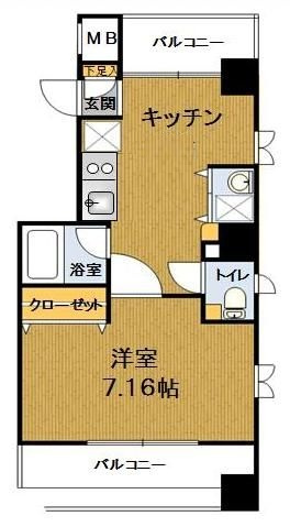 ラ　ミア　カーサの間取り|間取りです。