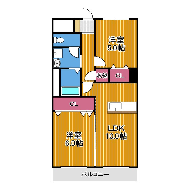 ヴィハーラ仲本の間取り