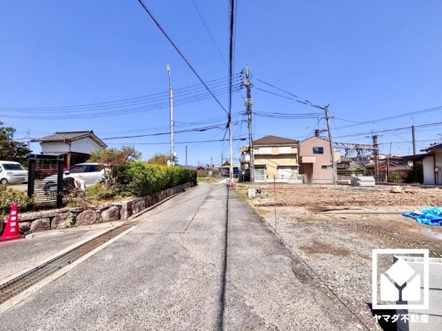 大津市別保2丁目　1期　3号地の前面道路含む現地写真|4月11日　現地写真更新