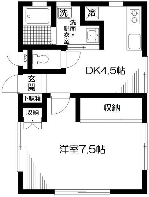 ストーン目黒の間取り|間取図 
