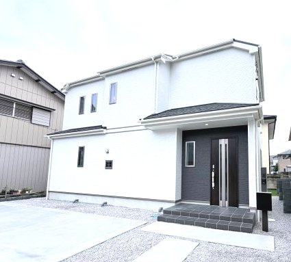 ハートフルタウン前橋市光が丘町6番　Ａ号棟の外観|北面からの外観です。シンプルで飽きのこないデザインでお勧めです♪
ご見学いつでもできます。お気軽にお問い合わせください。