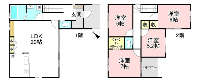 各務原市那加織田町１丁目の間取り