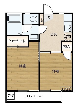 オージーハイツの間取り