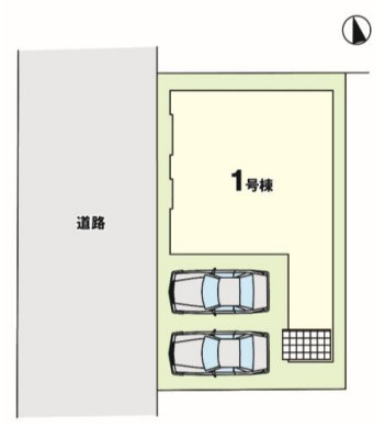【今すぐご案内可能】名古屋市南区赤坪町　全1棟の区画図|全体区画数｜全1棟
◆駐車2台可能！(但し、車種による)
◎まずは、お気軽にお問い合わせください。現地を案内しながら周辺環境も見て頂けます。