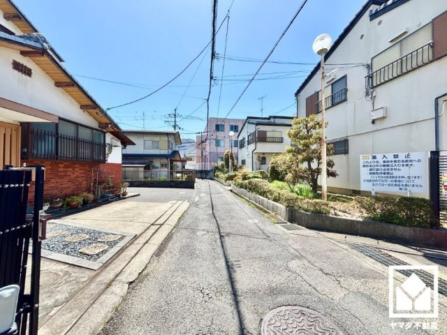 大津市別保2丁目　1期　4号地の前面道路含む現地写真|4月11日　現地写真更新