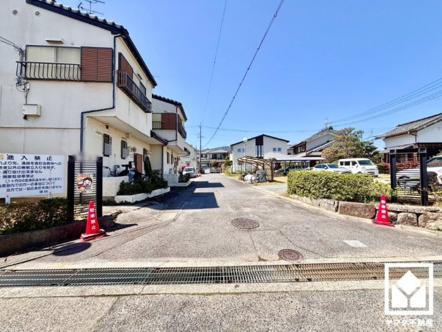 大津市別保2丁目　1期　4号地の前面道路含む現地写真|4月11日　現地写真更新
