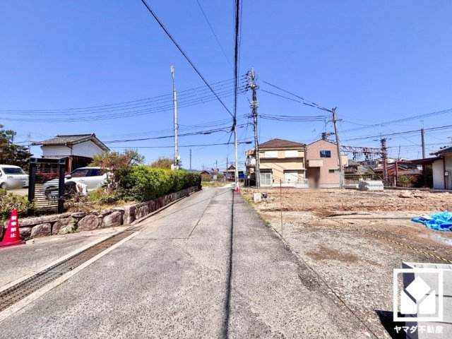 大津市別保2丁目　1期　4号地の前面道路含む現地写真|4月11日　現地写真更新