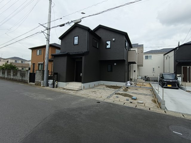 北葛飾郡松伏町　田中3丁目　新築戸建　全8棟の前面道路含む現地写真|前面道路含む現地写真です
