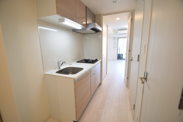 ドゥーエ西船橋のキッチン|玄関から見た景色