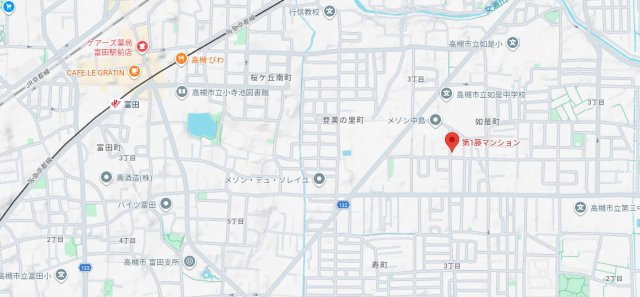 第1藤マンションの地図