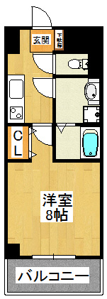 船橋市印内町の賃貸マンションの間取り