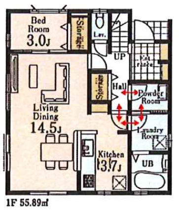 【仲介手数料無料】所沢市上安松７期全４棟４号棟　所沢市の新築なら西武ハウジング
