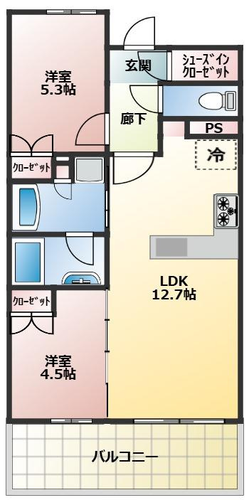 【間取り】の画像