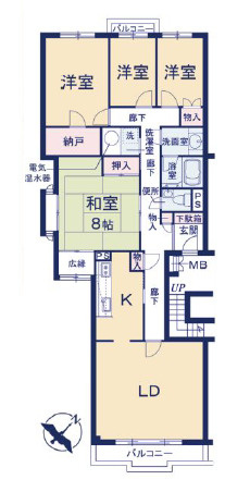 ヴァンヴェール鎌倉の間取り