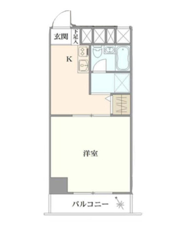 マンション池袋の間取り