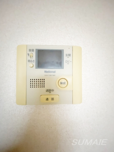 ステラ・ウノのセキュリティ|TVモニター付きオートロックです！