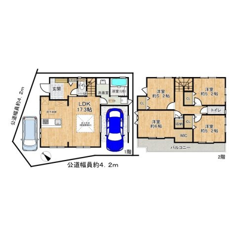 【間取り】 | 枚方市山之上２丁目新築戸建　１号地