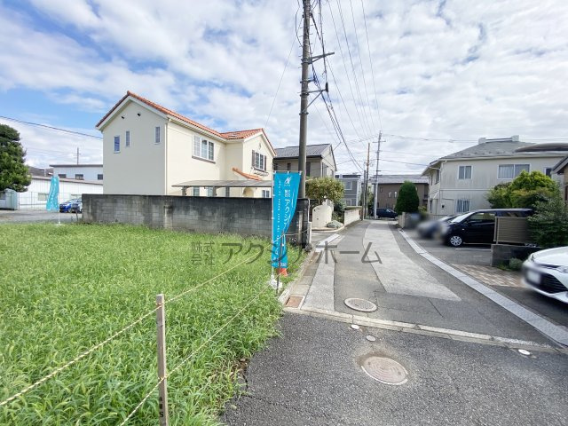 さいたま市浦和区上木崎3丁目・全1区画　建築条件なし土地の前面道路含む現地写真|現地写真（2026年9月5日撮影）