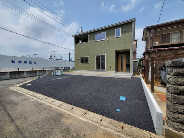 北葛飾郡松伏町　田島　新築戸建　全1棟の前面道路含む現地写真|前面道路含む現地写真です