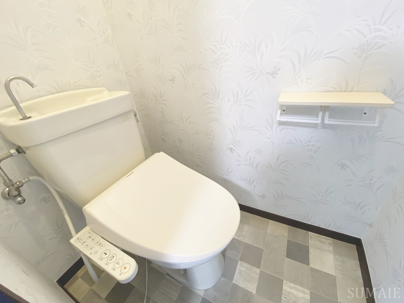 コーポ葵A棟のトイレ|コンパクトで使いやすいトイレです