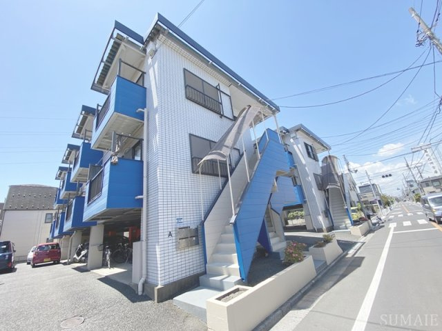 コーポ葵A棟の外観|陽当たり良好なマンションです