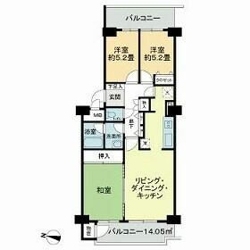 【間取り】 | 藤和すずかけ台ハイタウン