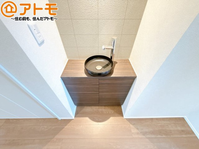 【独立洗面台】 | 葵区西千代田町3期　新築戸建　2号地 | 二台の洗面台は朝の時間もスムーズになります♪