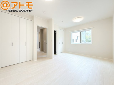 【子供部屋】 | 葵区西千代田町3期　新築戸建　1号地 | 収納スペースもしっかり確保したお部屋は、収納家具の数も減らせるのでお部屋を広く使えます！