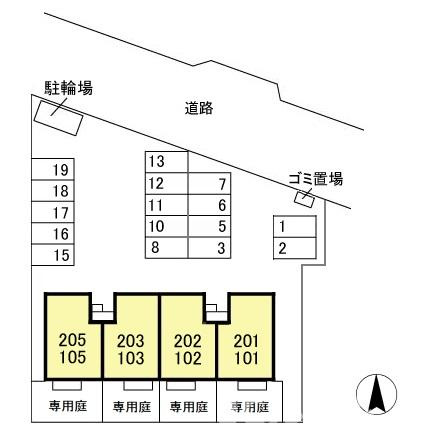 ヴューライラックの区画図