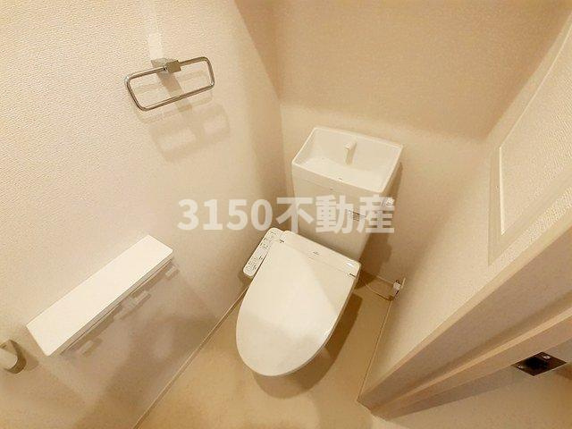 アリア　エステートⅡのトイレ|ゆったりとした空間のトイレです