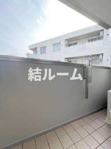 板橋区中台１丁目の賃貸マンションのバルコニー