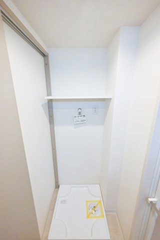 デュオ駒込古河庭園の洗面所|デュオ駒込古河庭園：洗面室には室内洗濯機置き場があります！