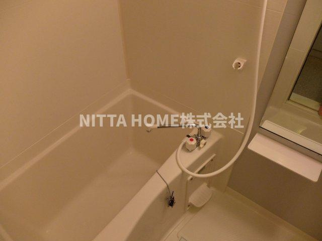 丹波篠山市大沢新のアパートの浴室|便利な浴室乾燥機付きです☆彡