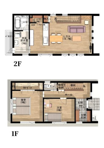 CASAプレミア岩神町の間取り