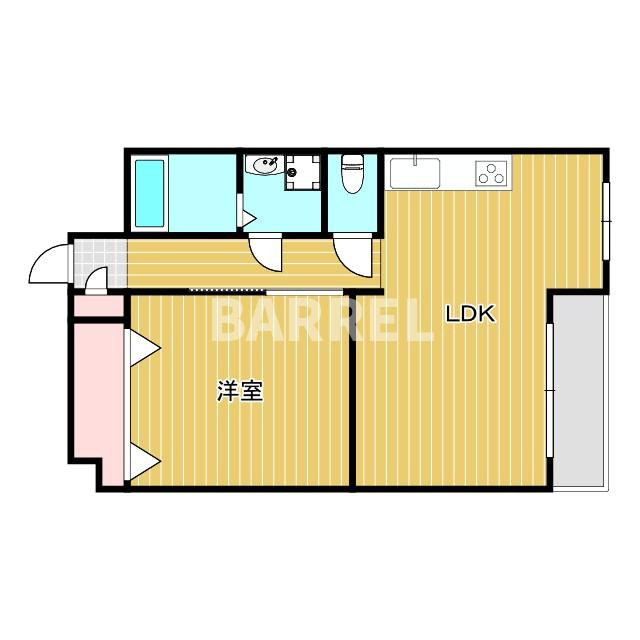 シャンボール滝川の間取り