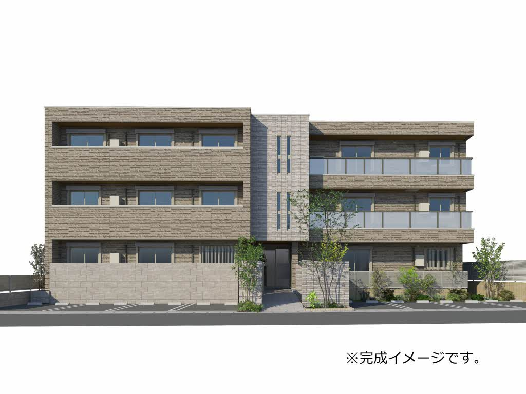 シャーメゾン高宮通りの外観パース