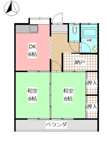 永田アパートの間取り