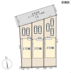 リーブルガーデン鹿児島市小野の区画図