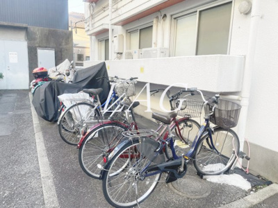 【その他共用部分】 | シティーユー中町Ⅱ | 自転車置き場です。