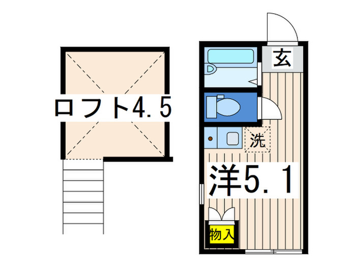 カーサビスタ横浜六浦の間取り